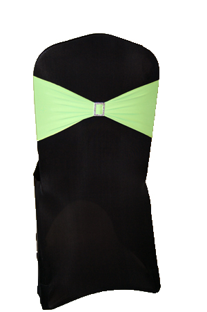 Apple Green Band on Black
