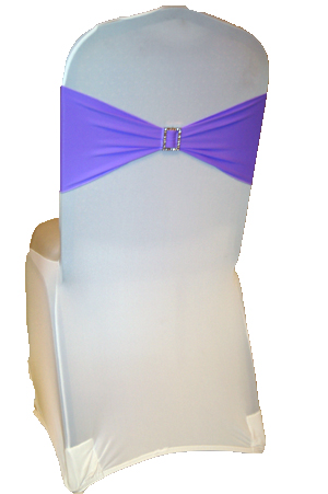 Lilac Band on White