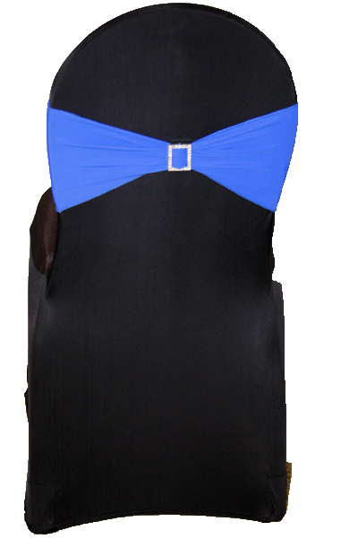 Royal Blue on Black Full Chair