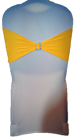 Yellow Band on White